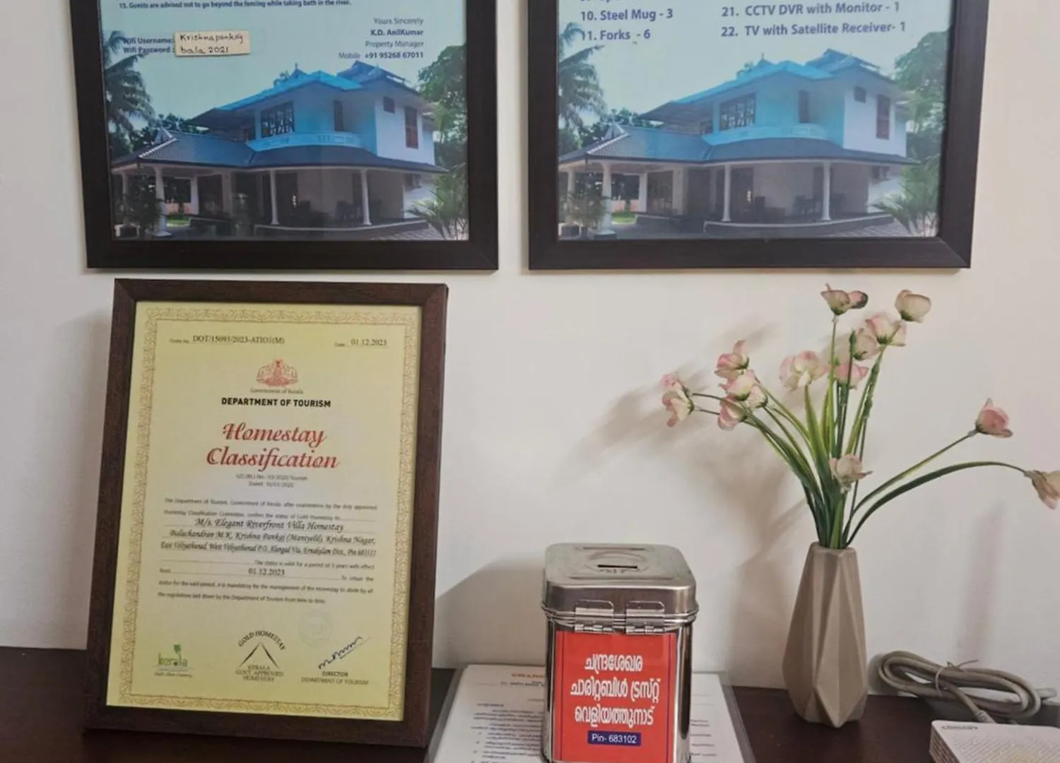 Elegant River Front Villa Near Airport Kochi. location